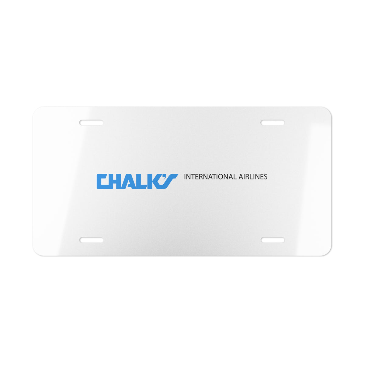 Chalk's International Airlines Vanity License Plate