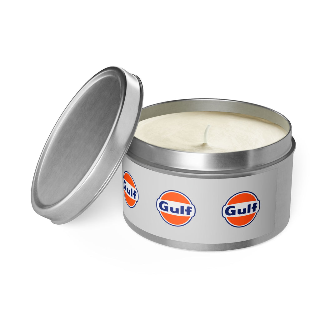 Gulf Oil Tin Candle