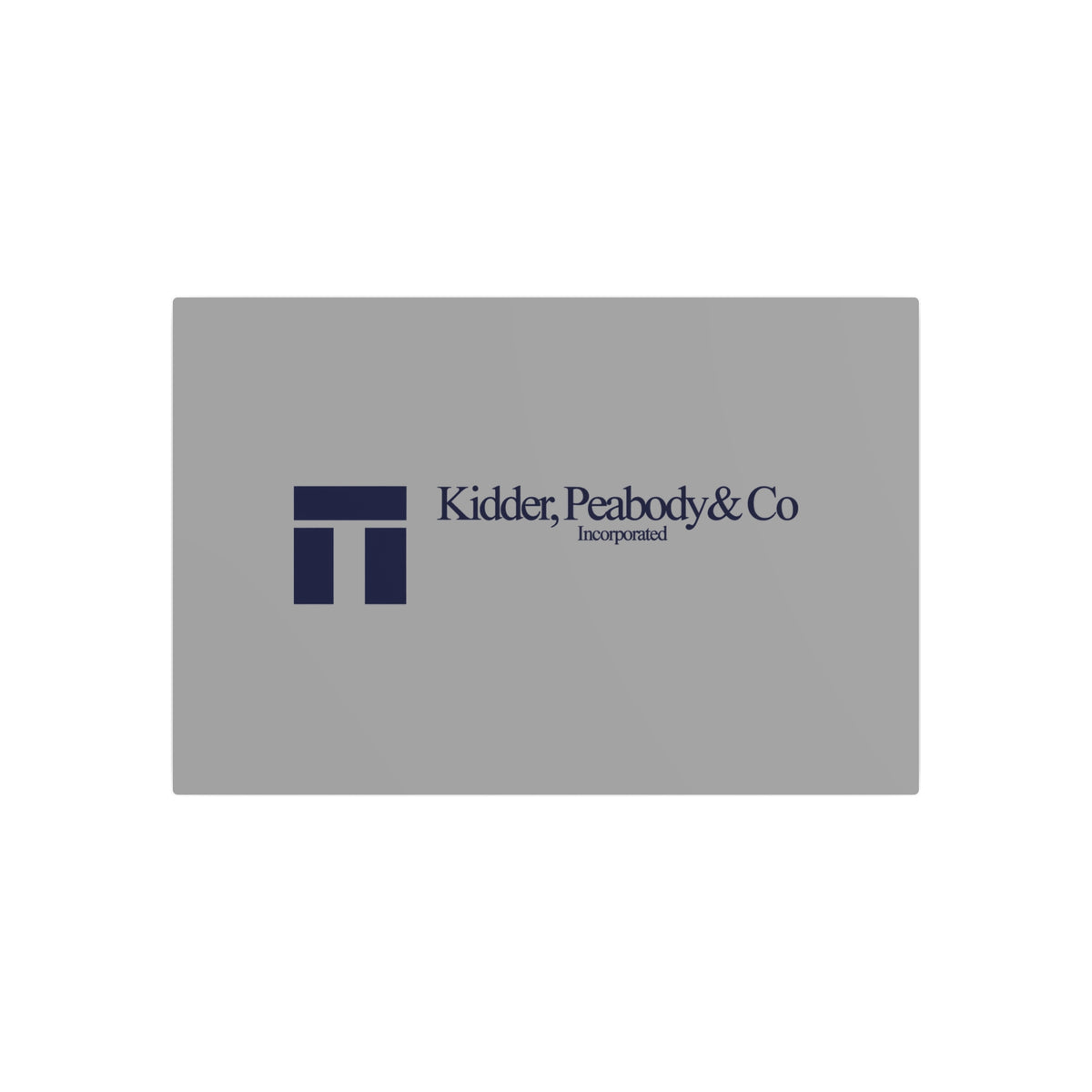 Kidder, Peabody & Co. Metal Sign