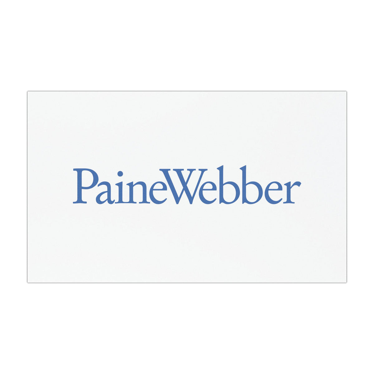 PaineWebber Car Magnet