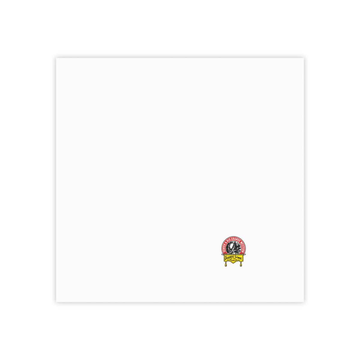 Denver and Rio Grande Western Railroad Sticky Post-it Note Pad