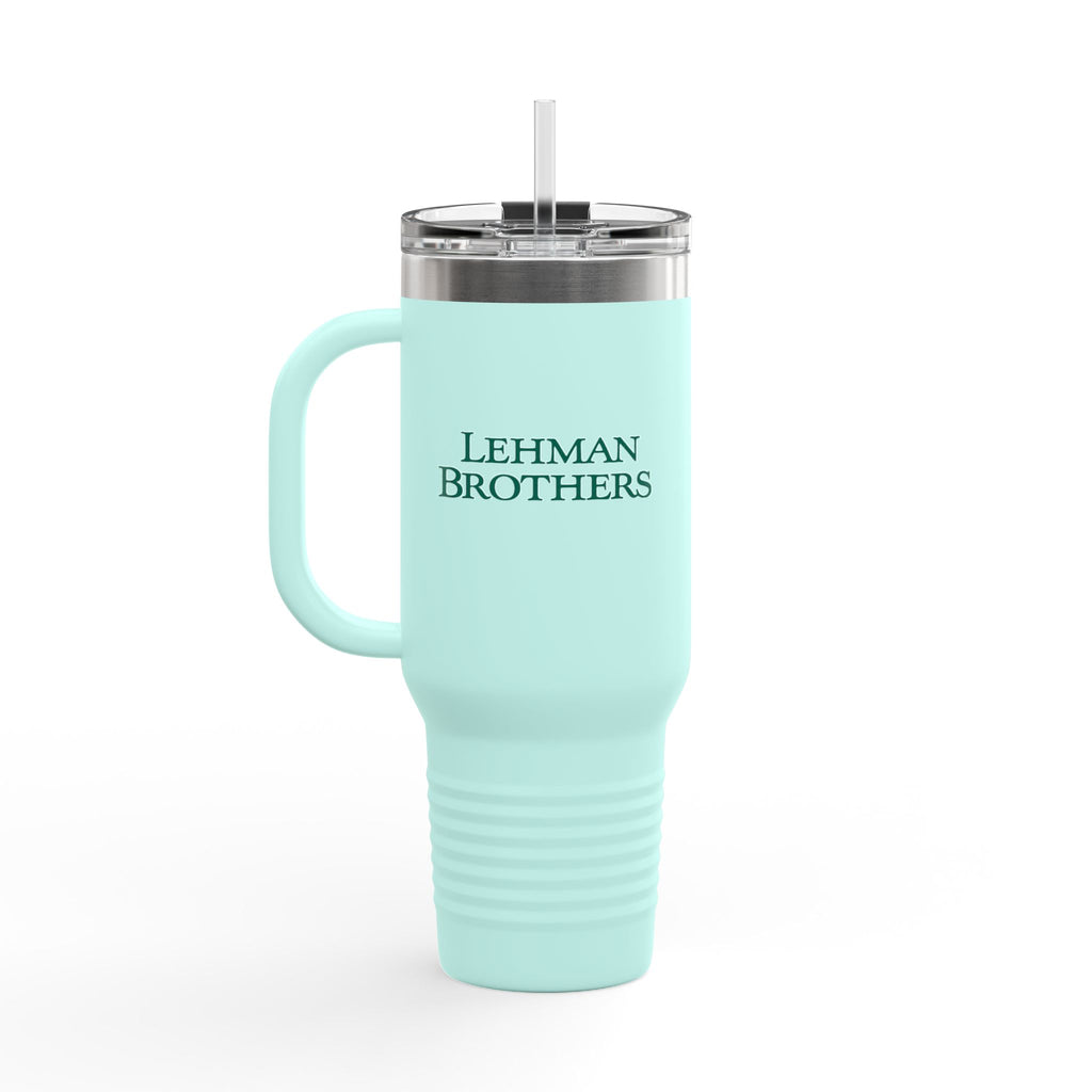 Lehman Brothers 40oz Insulated Travel Mug Stainless Tumbler