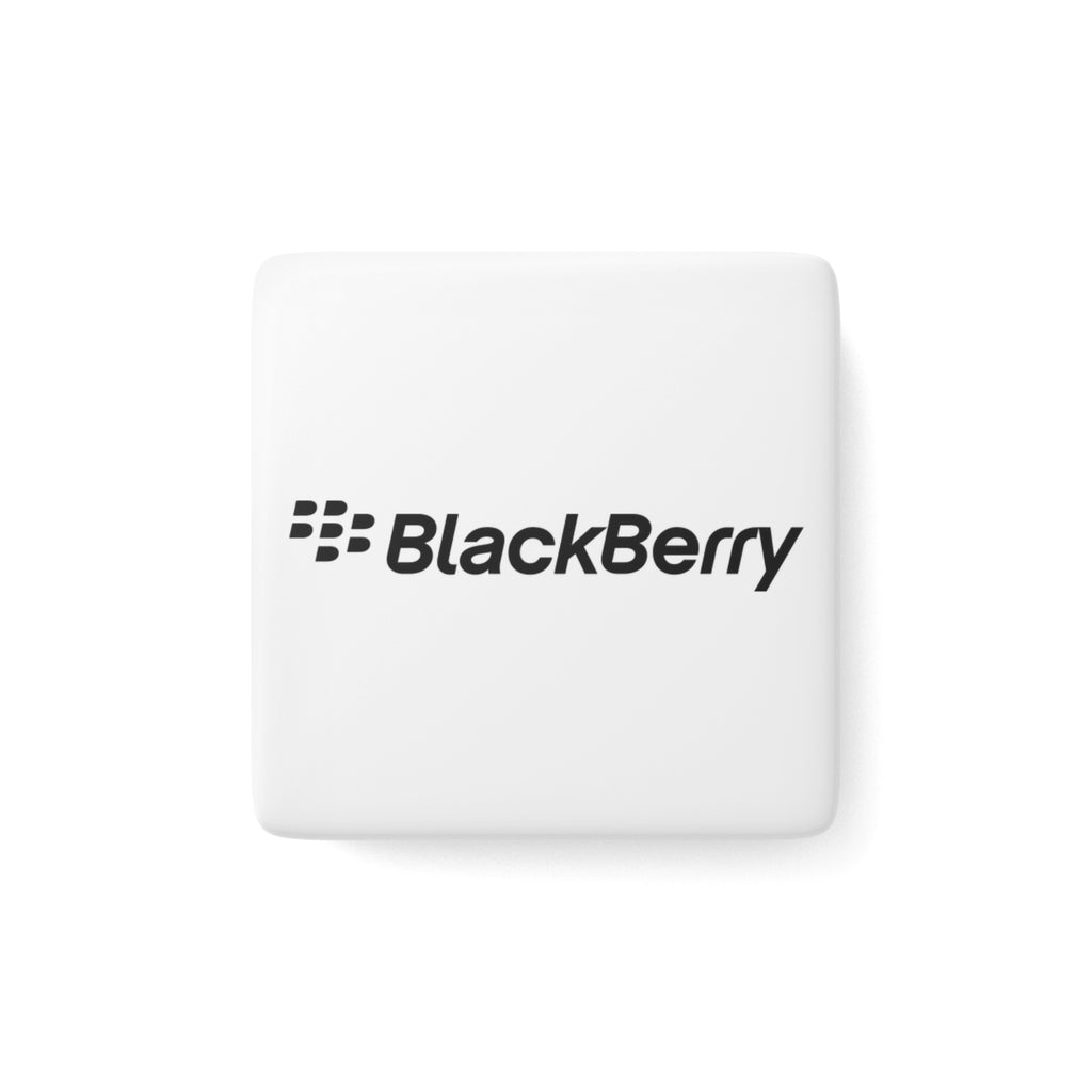 Blackberry Square Porcelain Fridge Magnet