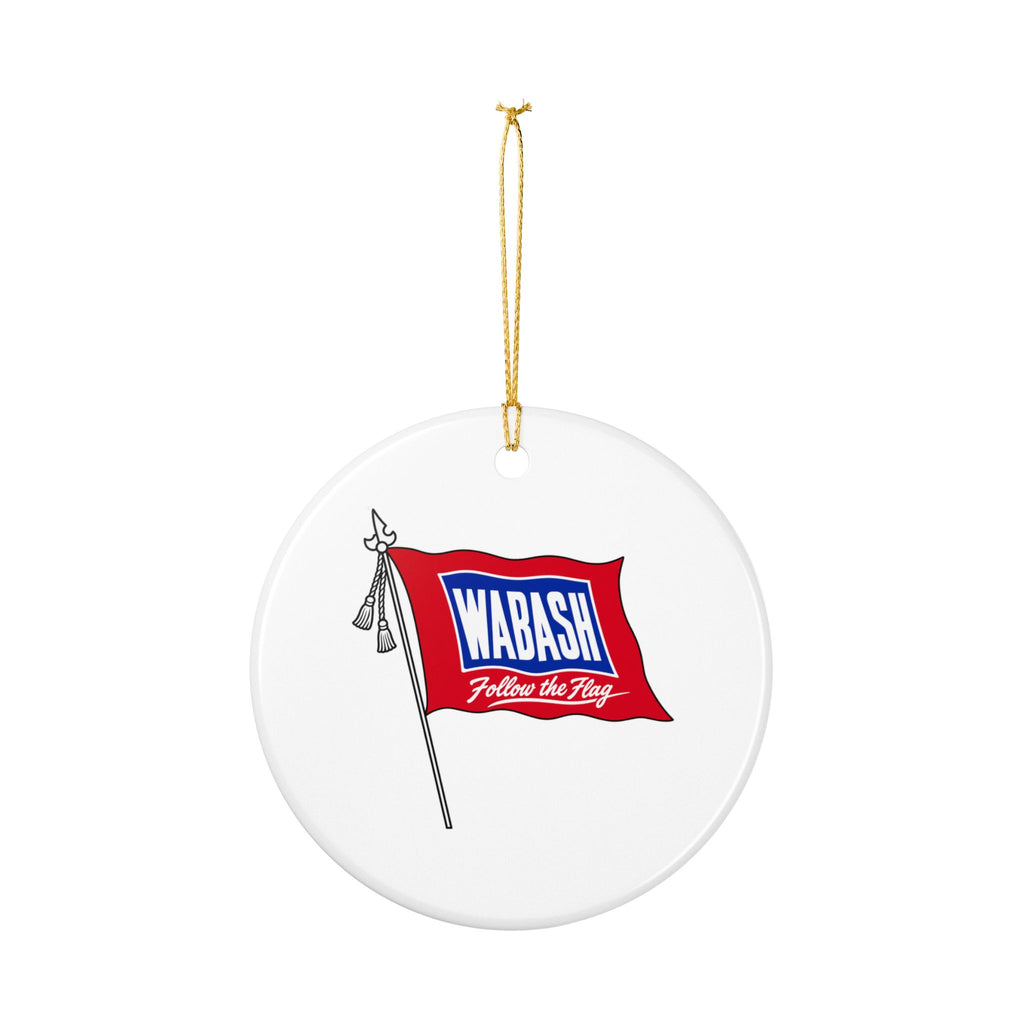 Wabash Railroad Ceramic Ornament