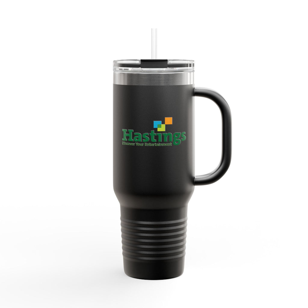 Hastings Entertainment 40oz Insulated Travel Mug Stainless Tumbler