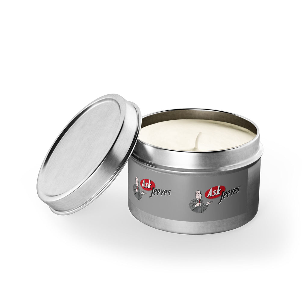 Ask Jeeves Tin Candle