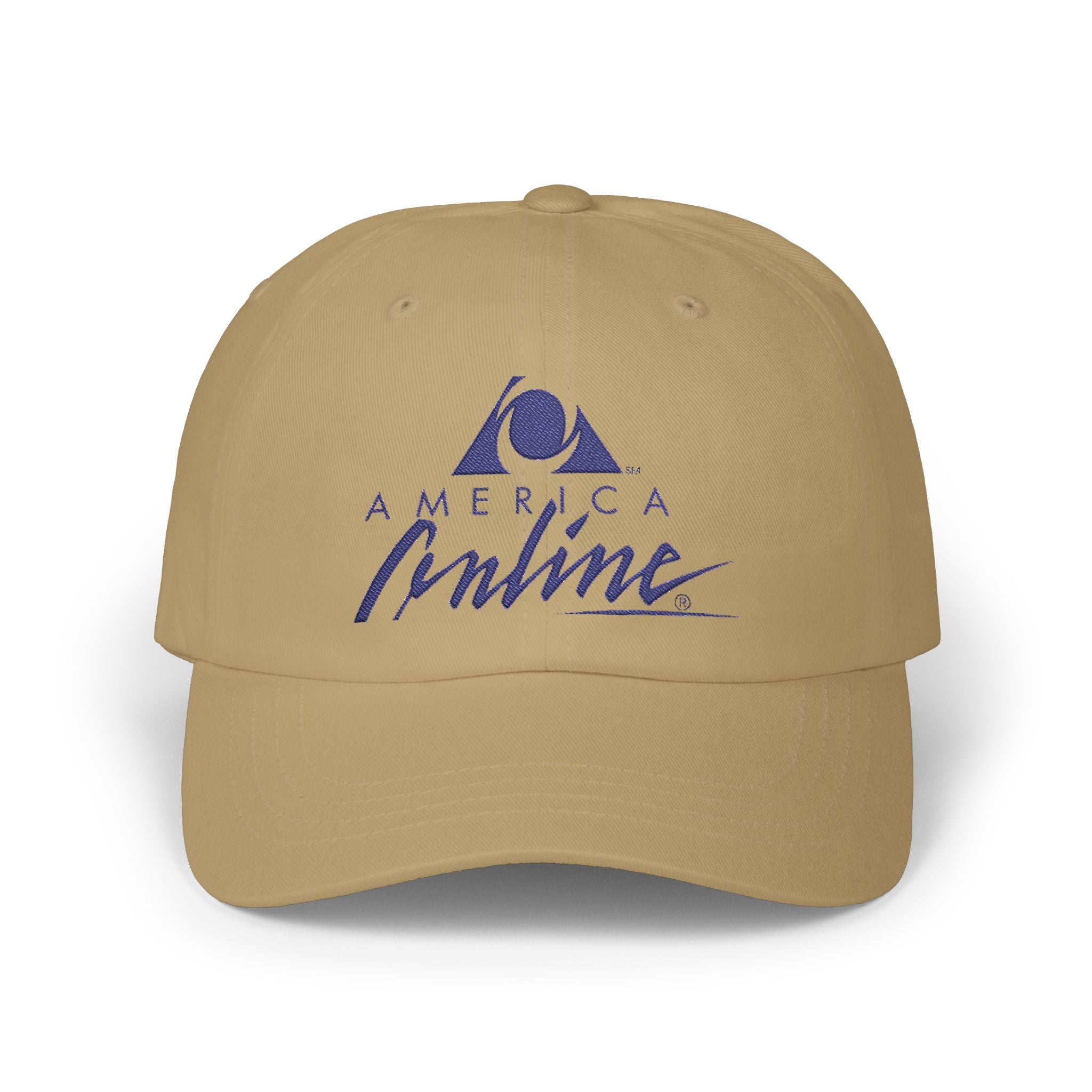America Online (AOL) Embroidered Dad Cap Hat