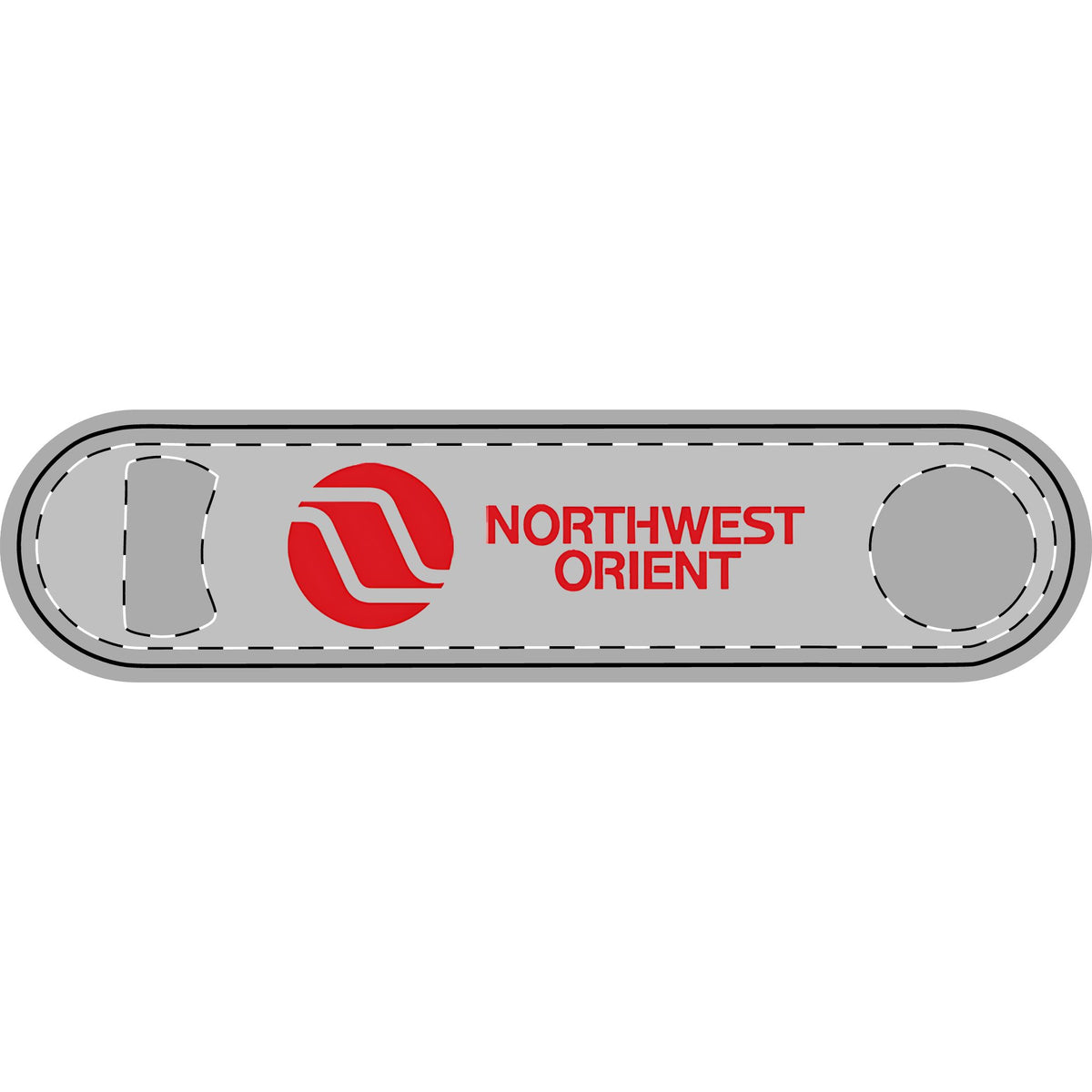 Northwest Orient Airlines Metal Bottle Opener