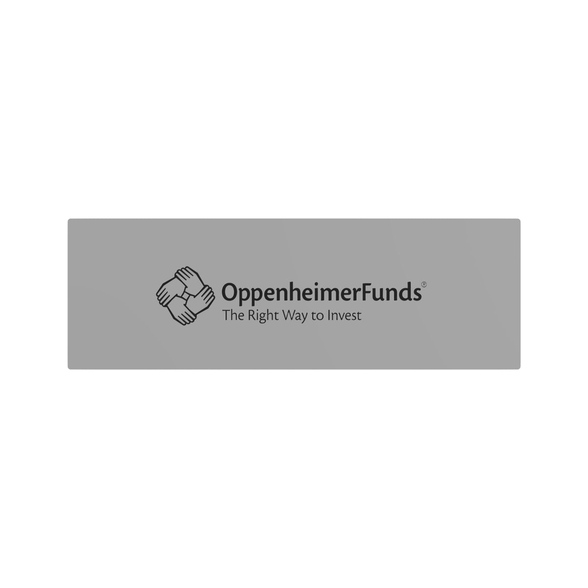 OppenheimerFunds Metal Sign