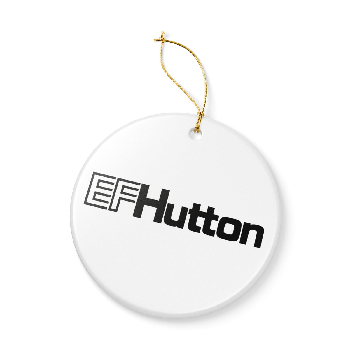 E. F. Hutton Ceramic Ornament