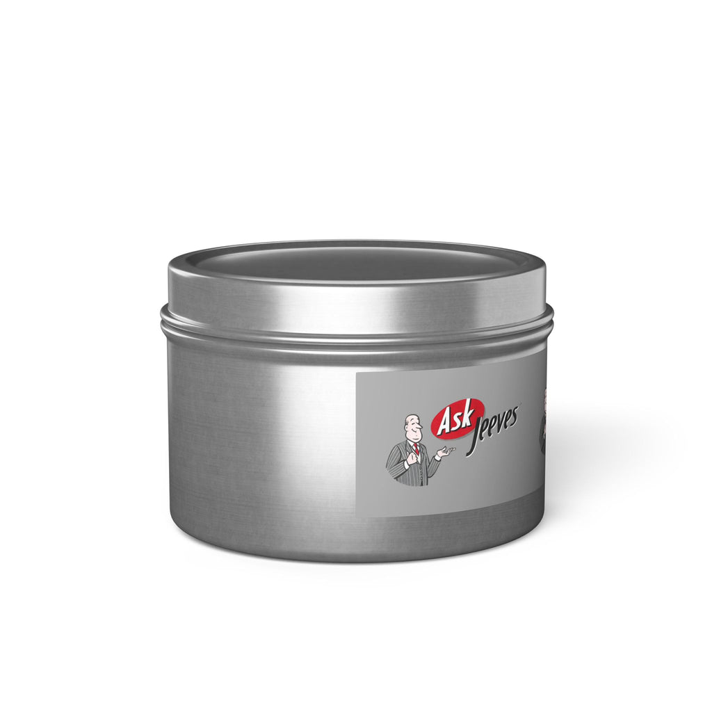 Ask Jeeves Tin Candle