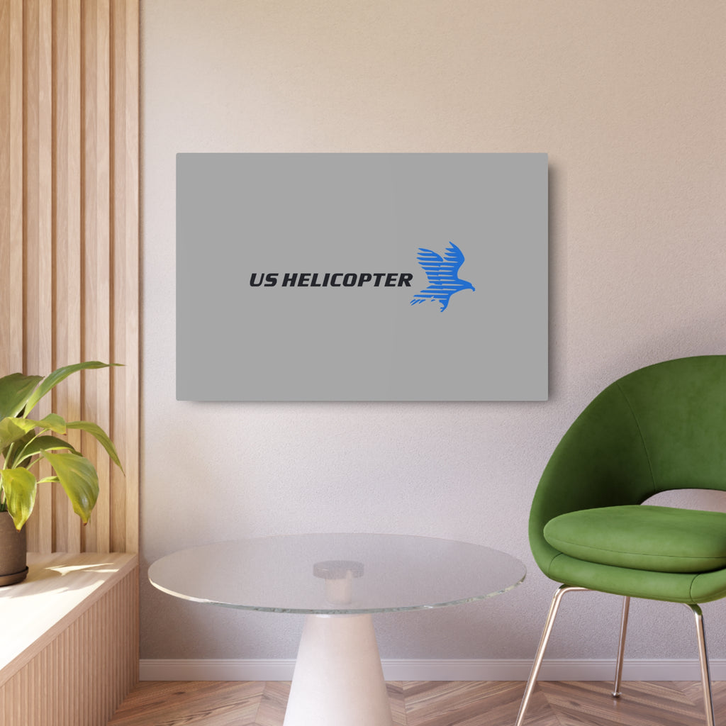 US Helicopter Metal Sign