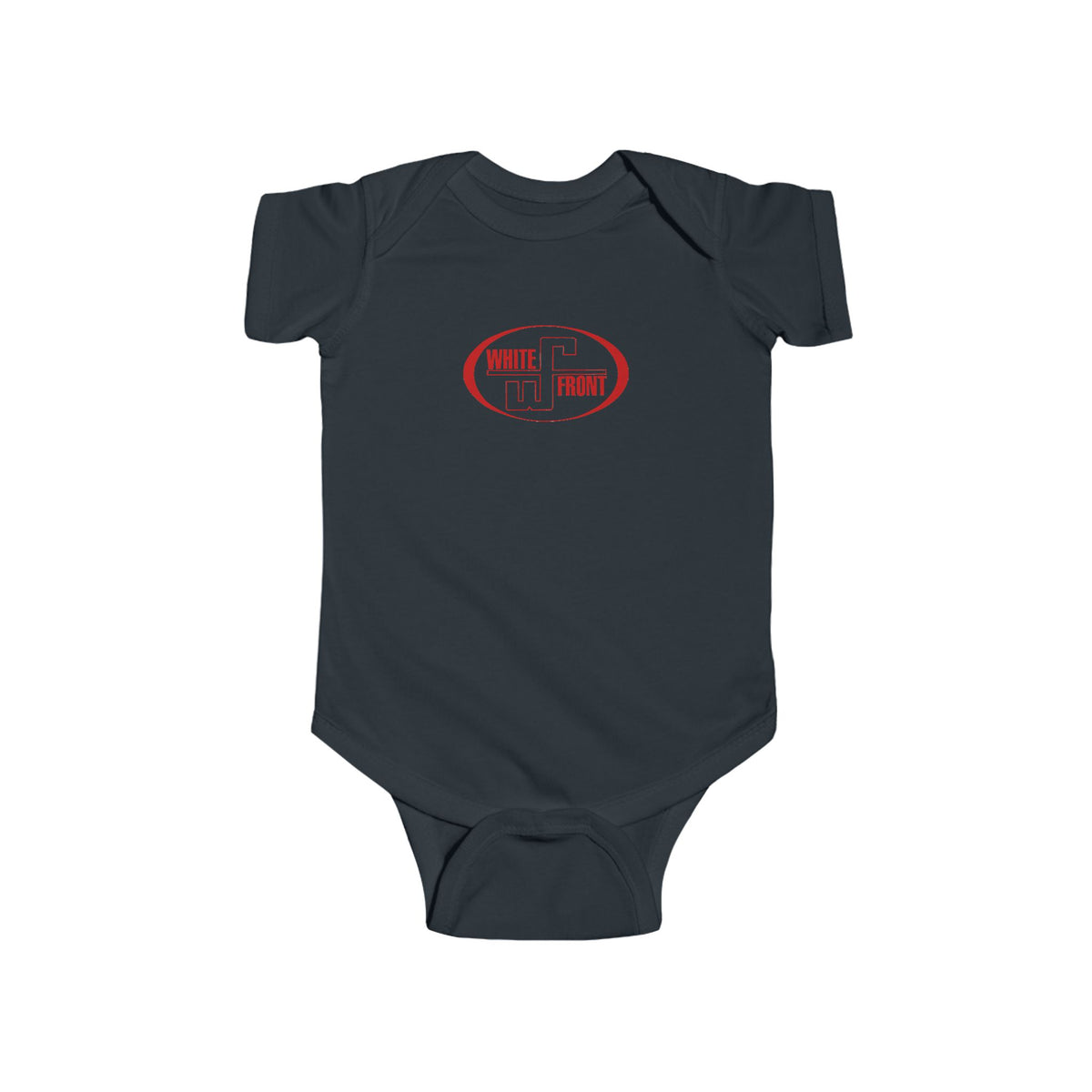 White Front Infant Bodysuit