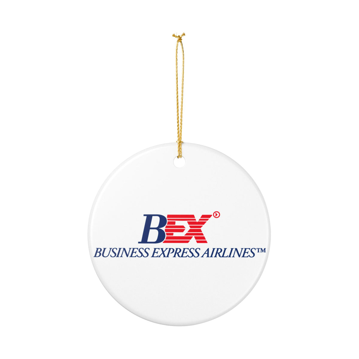 Business Express Airlines Ceramic Ornament