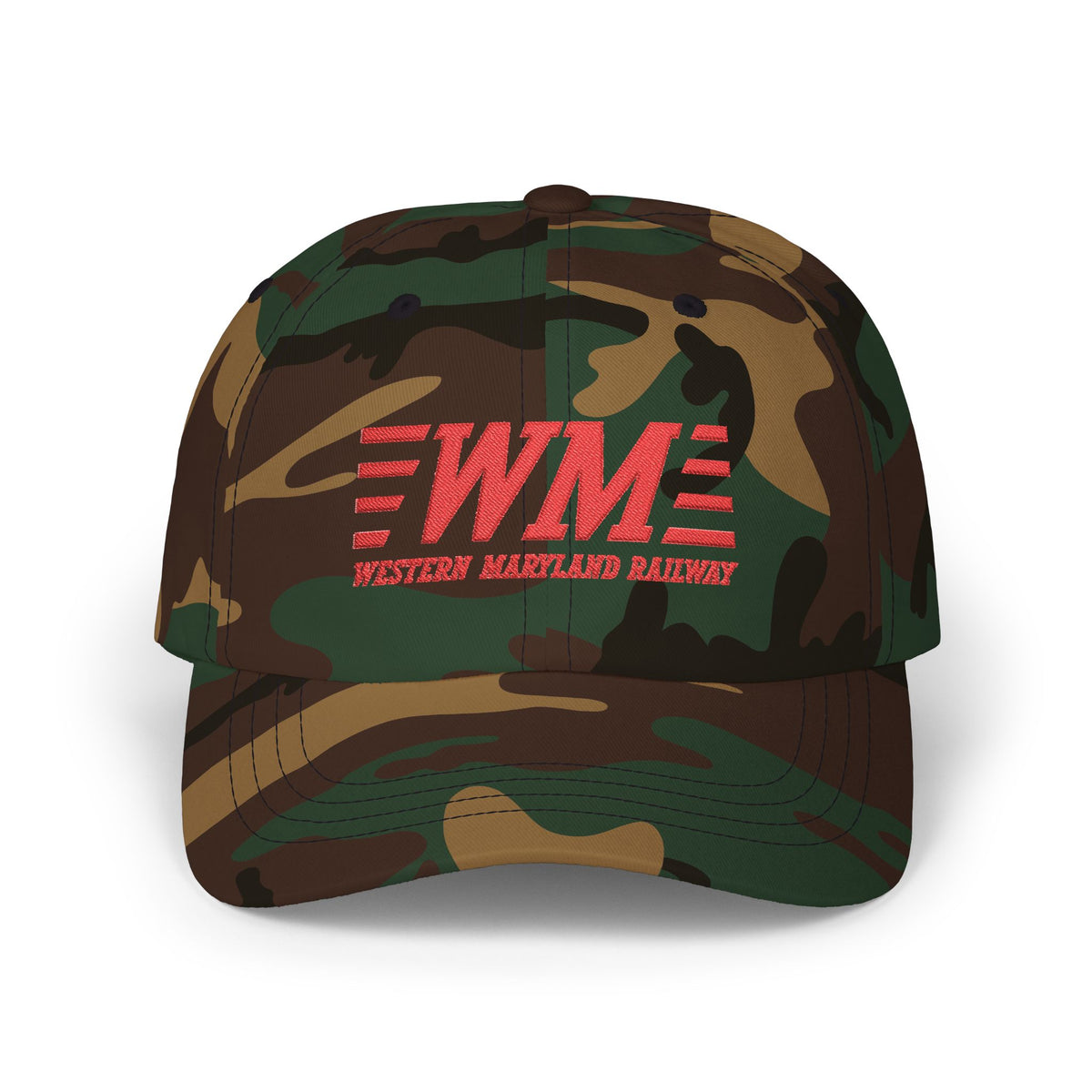 Western Maryland Railway Embroidered Dad Cap Hat