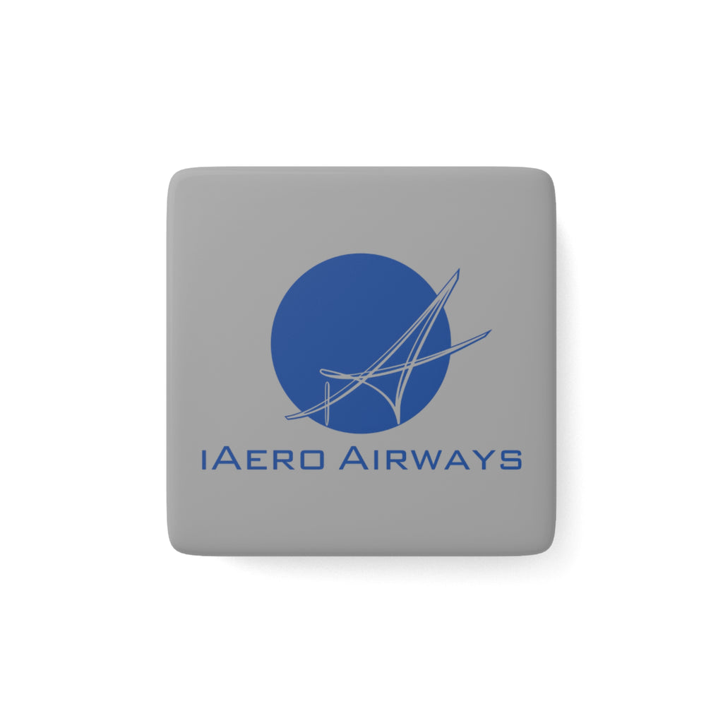 iAero Airways Square Porcelain Fridge Magnet