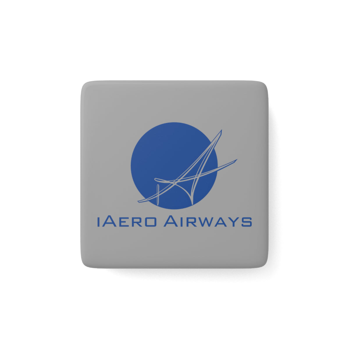 iAero Airways Square Porcelain Fridge Magnet