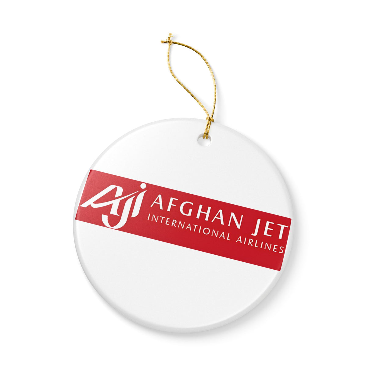 Afghan Jet International Airlines Ceramic Ornament