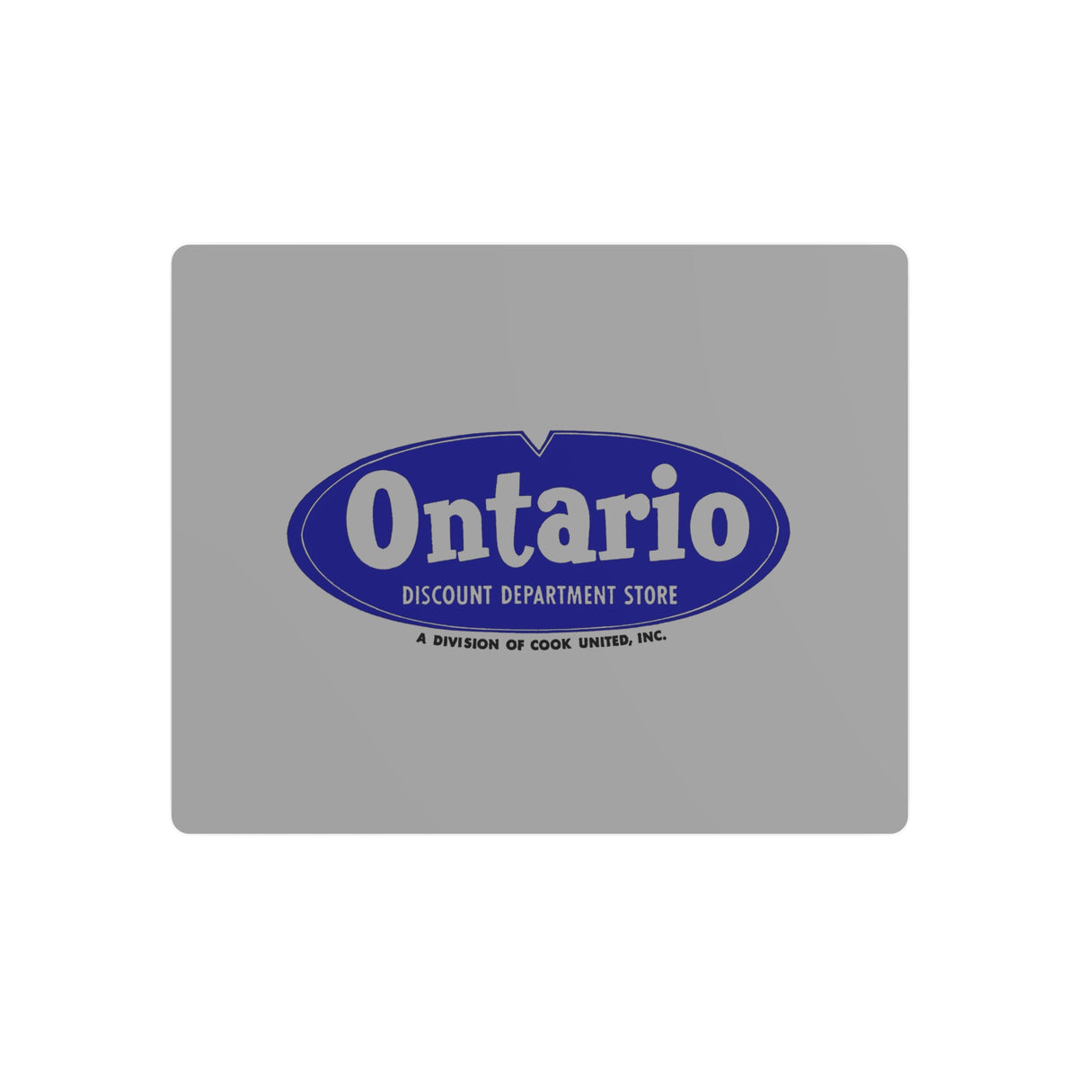 Ontario Discount Department Store Metal Sign