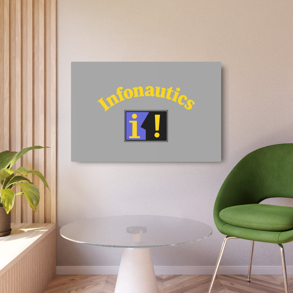 Infonautics Metal Sign