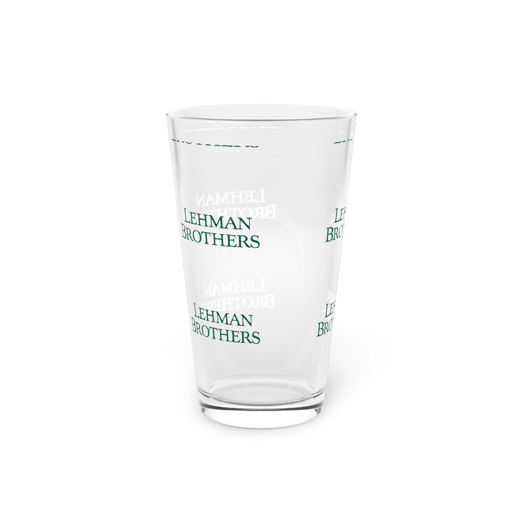 Lehman Brothers 16oz Pint Glass