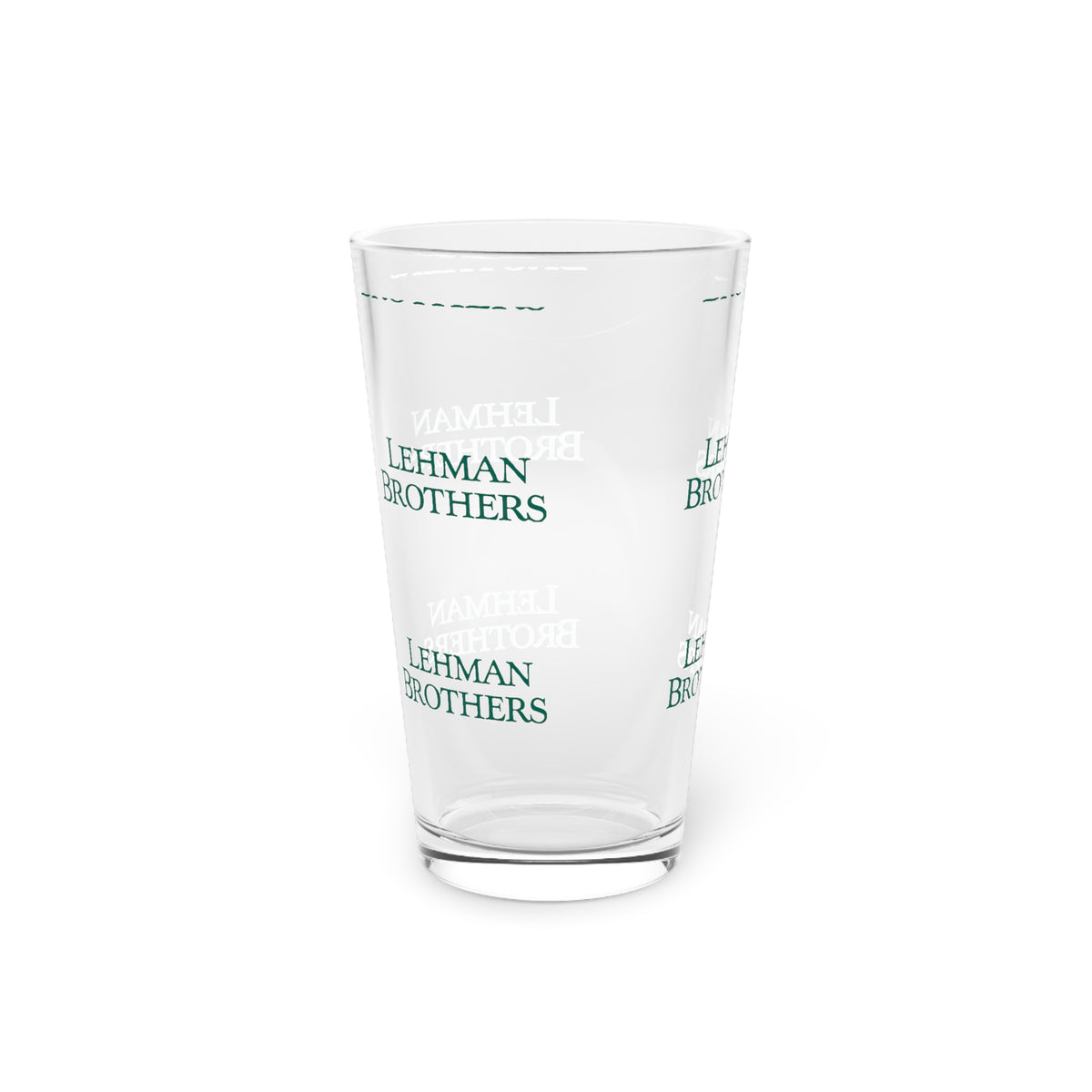 Lehman Brothers 16oz Pint Glass