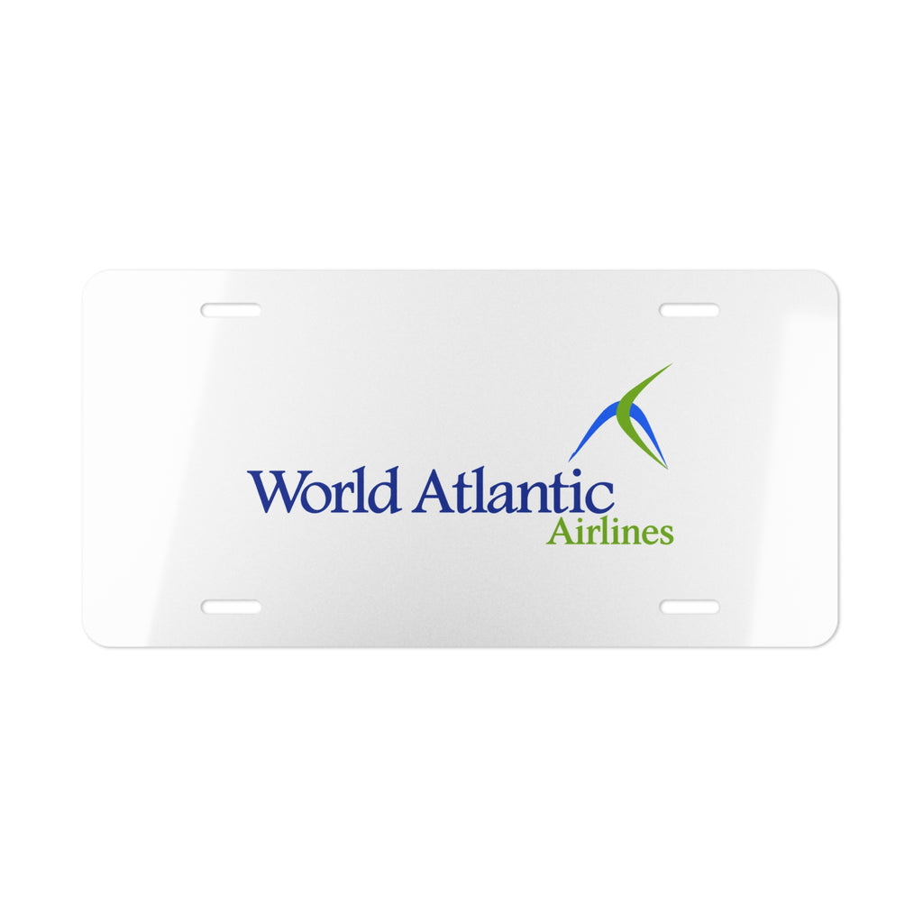 World Atlantic Airlines Vanity License Plate