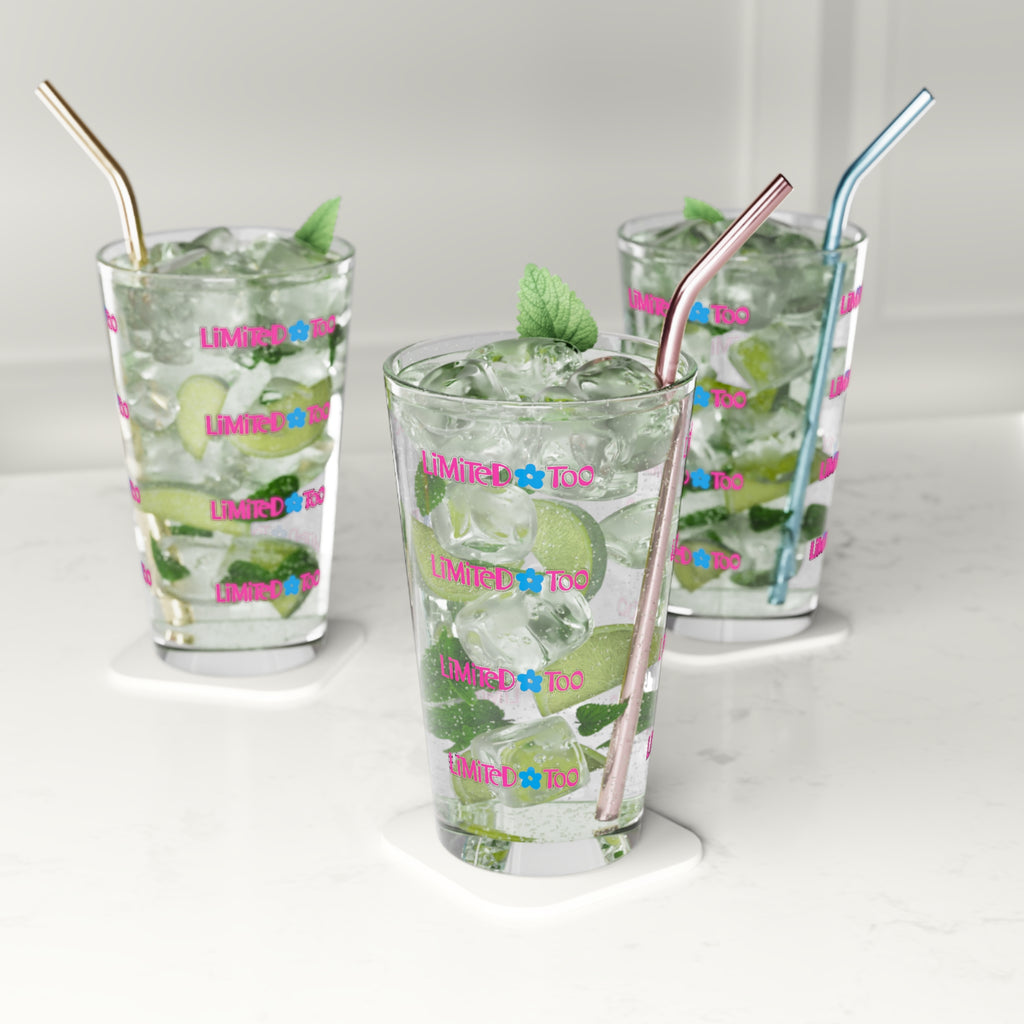 Limited Too 16oz Pint Glass