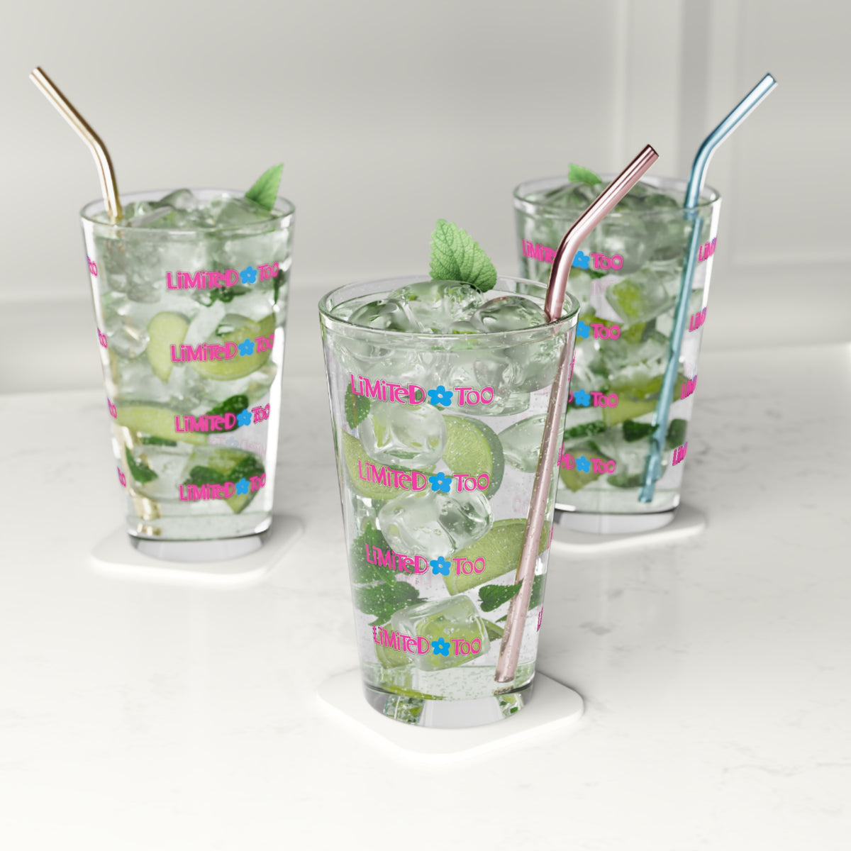 Limited Too 16oz Pint Glass