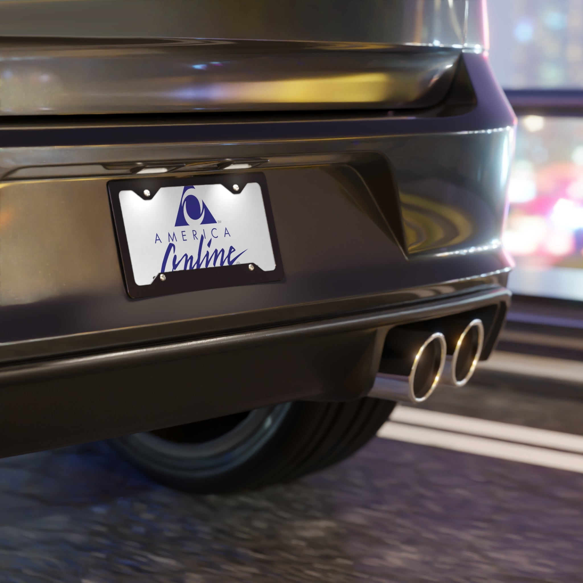 America Online (AOL) Vanity License Plate