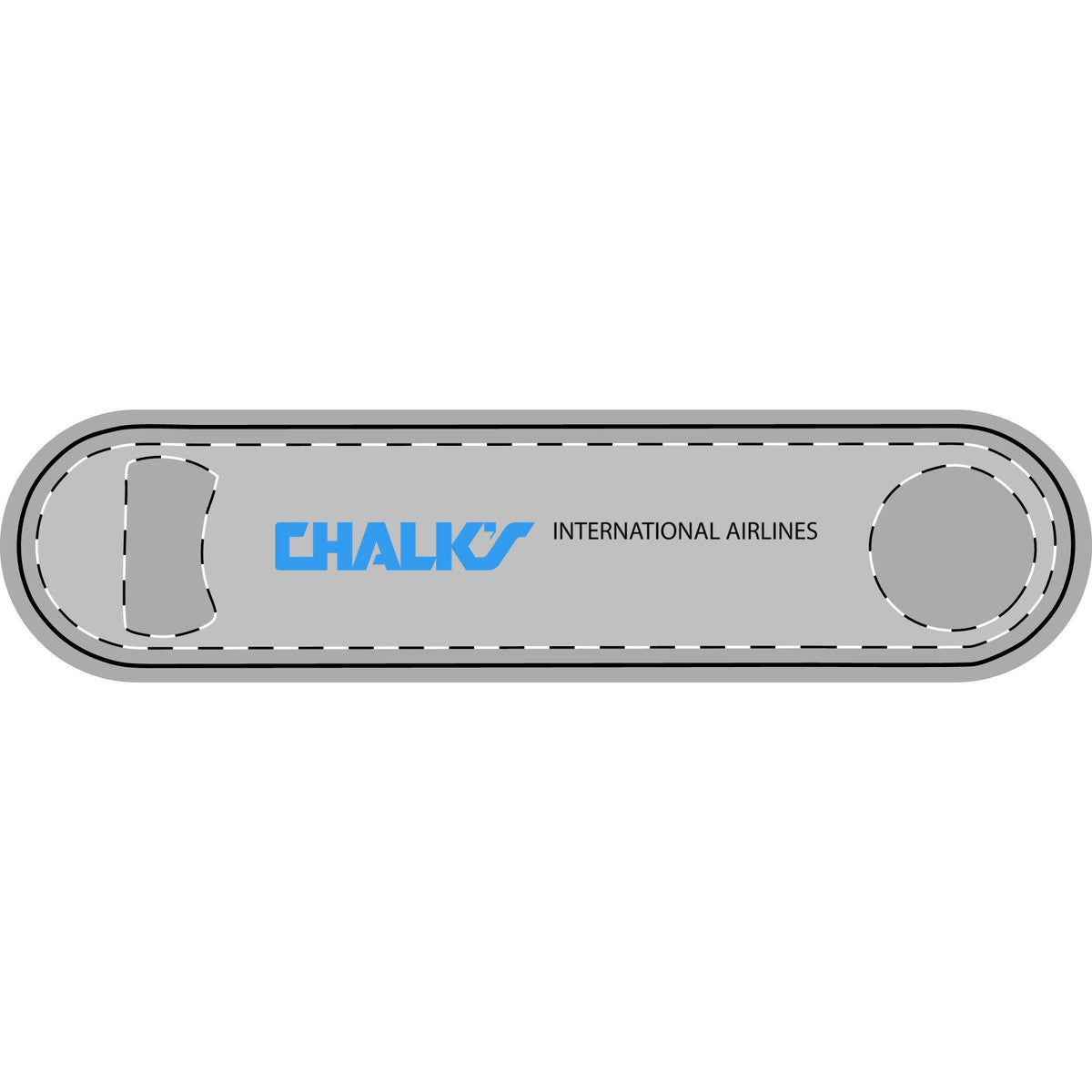 Chalk's International Airlines Metal Bottle Opener