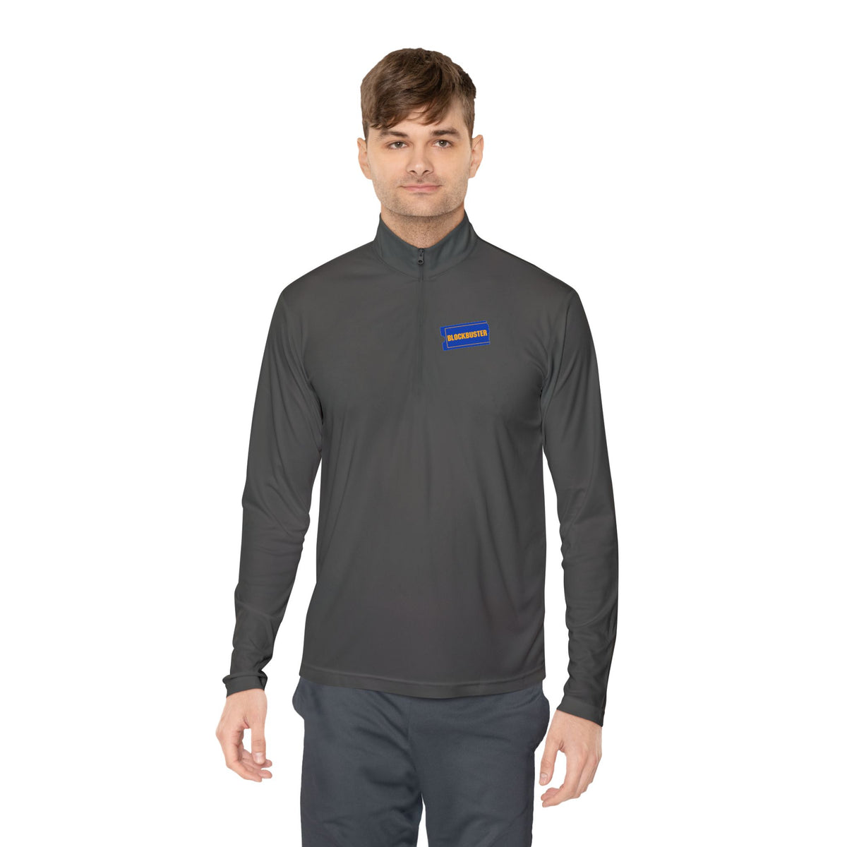 Blockbuster Video Unisex Quarter Zip Pullover