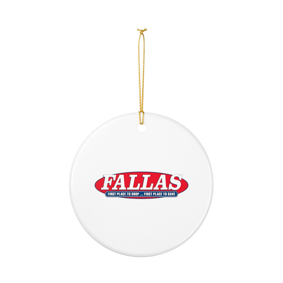 Fallas Discount Stores Ceramic Ornament
