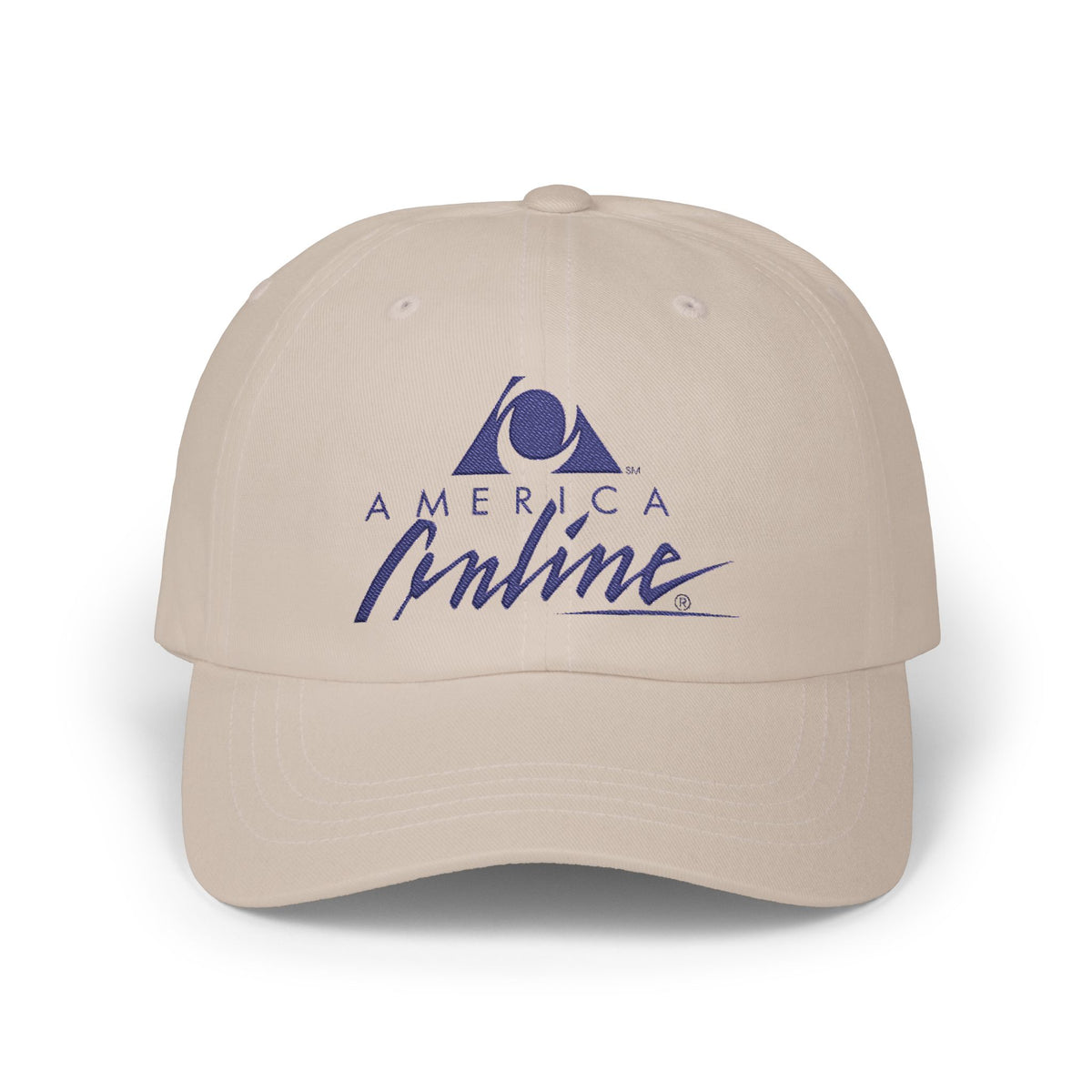America Online (AOL) Embroidered Dad Cap Hat