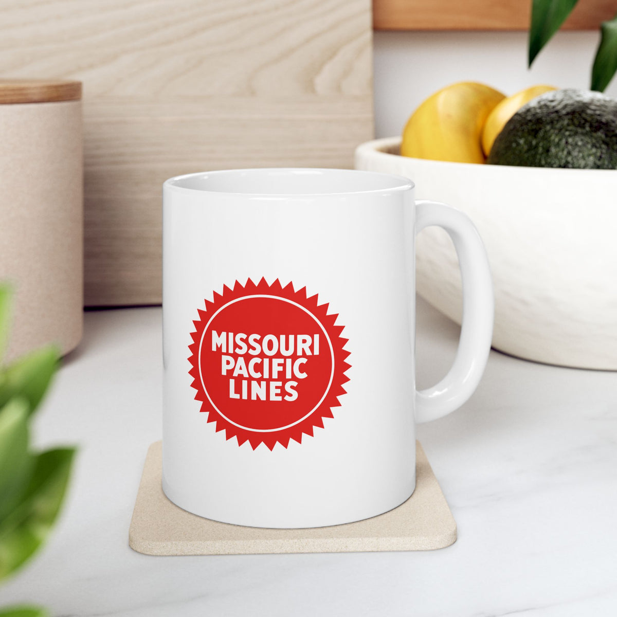 Missouri Pacific Railroad Ceramic Coffee Mug