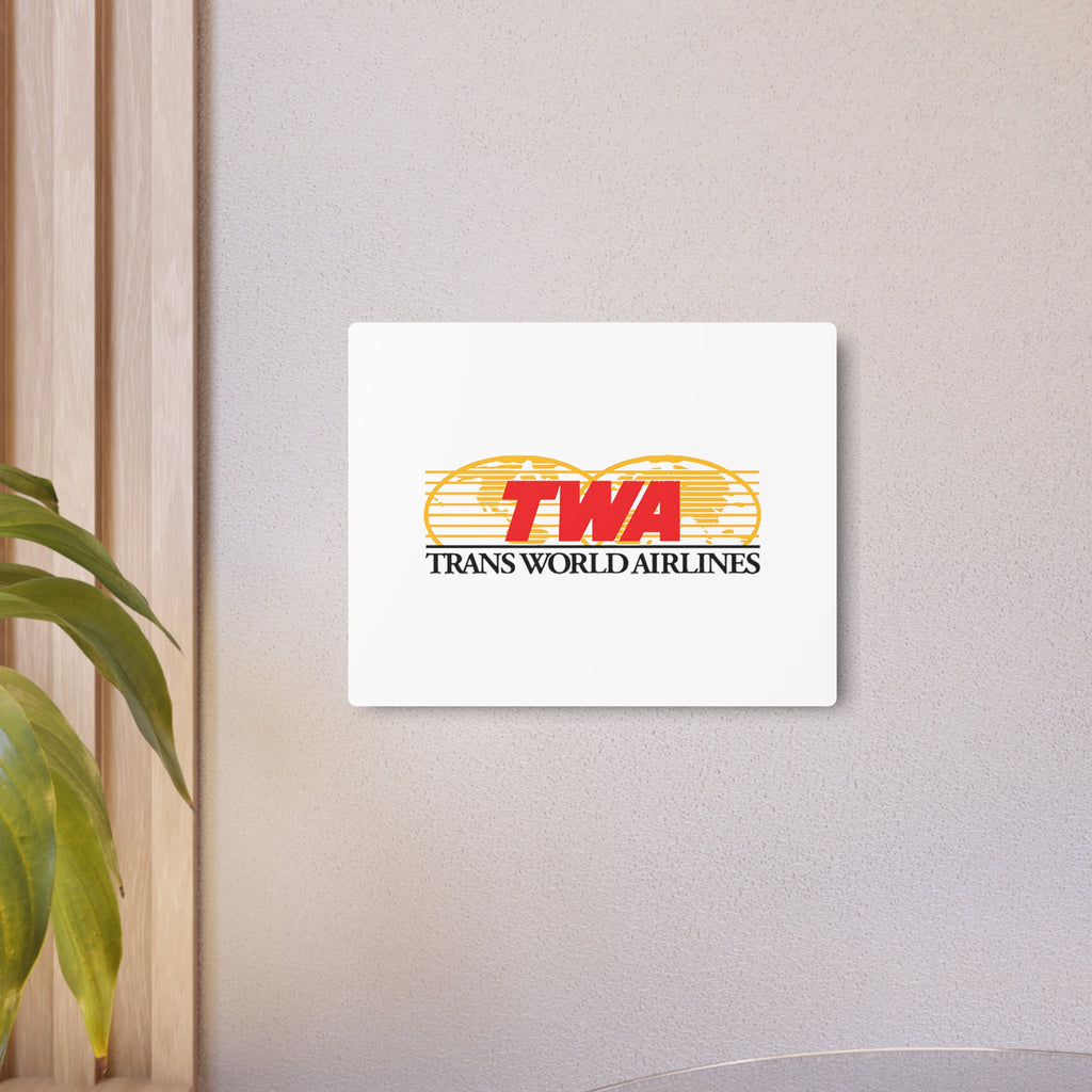 Trans World Airlines (TWA) Metal Sign