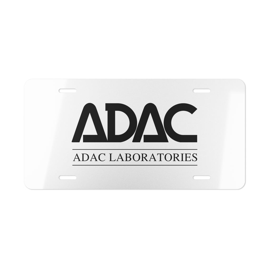 ADAC Laboratories Vanity License Plate