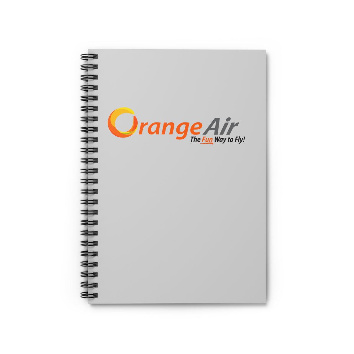 Orange Air Spiral Notebook