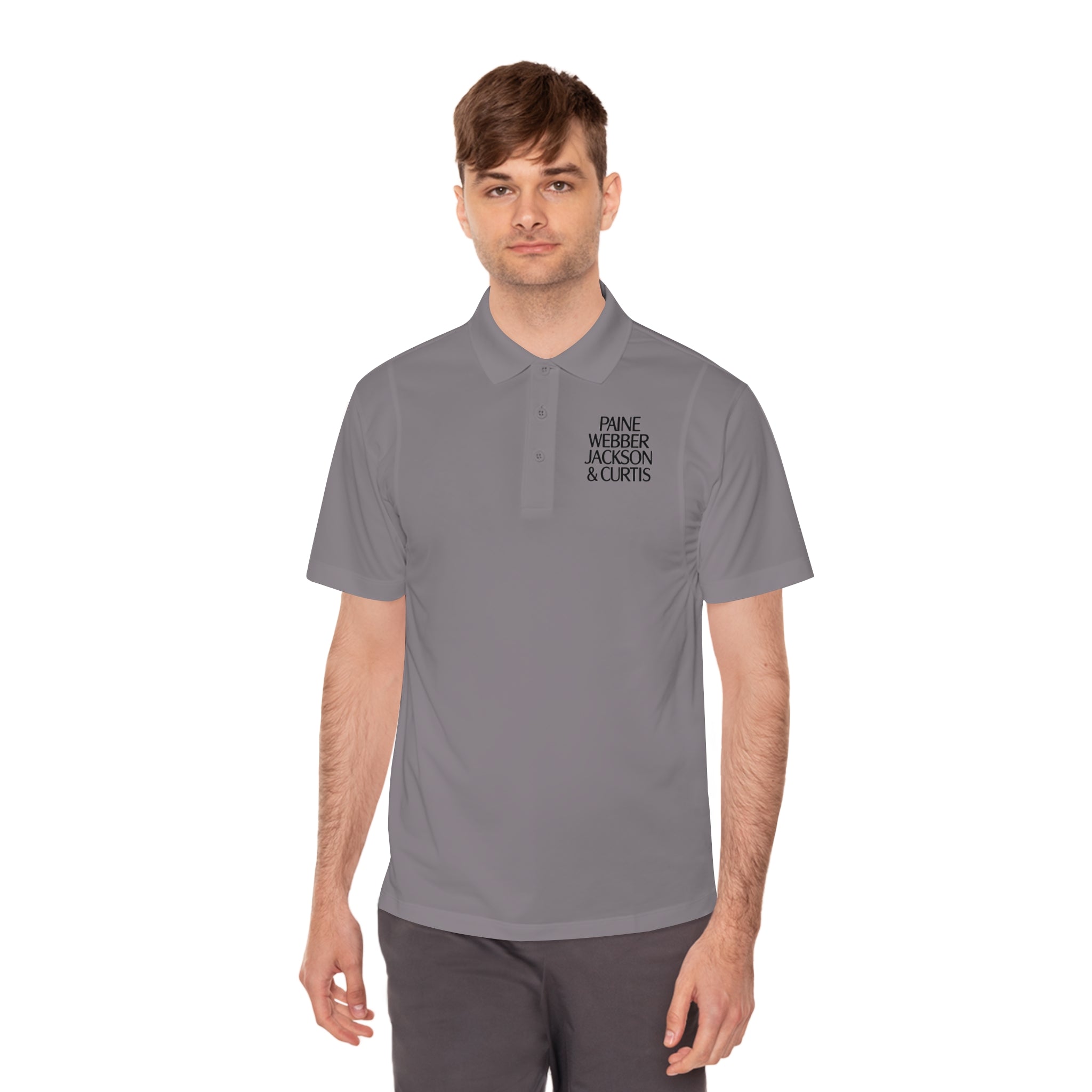Paine Webber Jackson & Curtis Men's Sport Polo Shirt