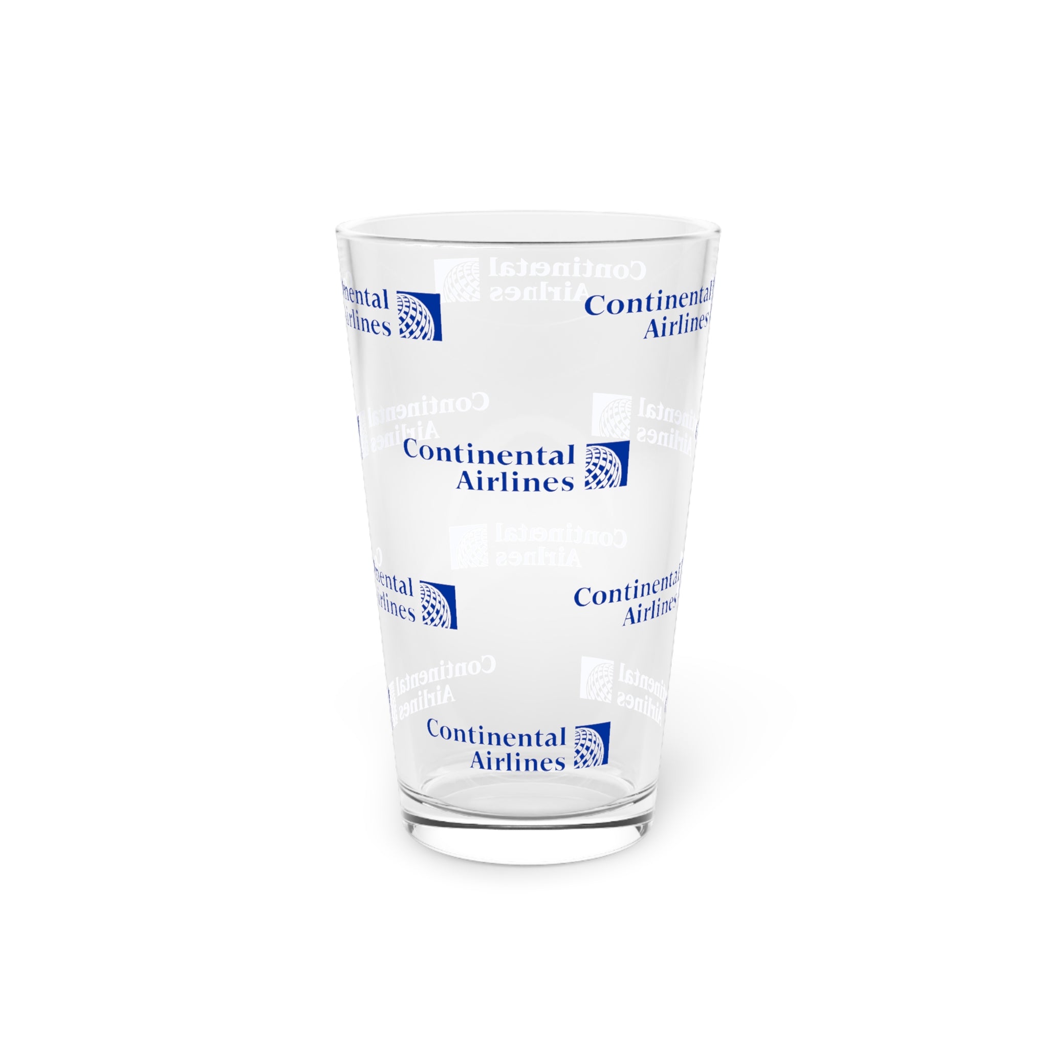 Continental Airlines 16oz Pint Glass