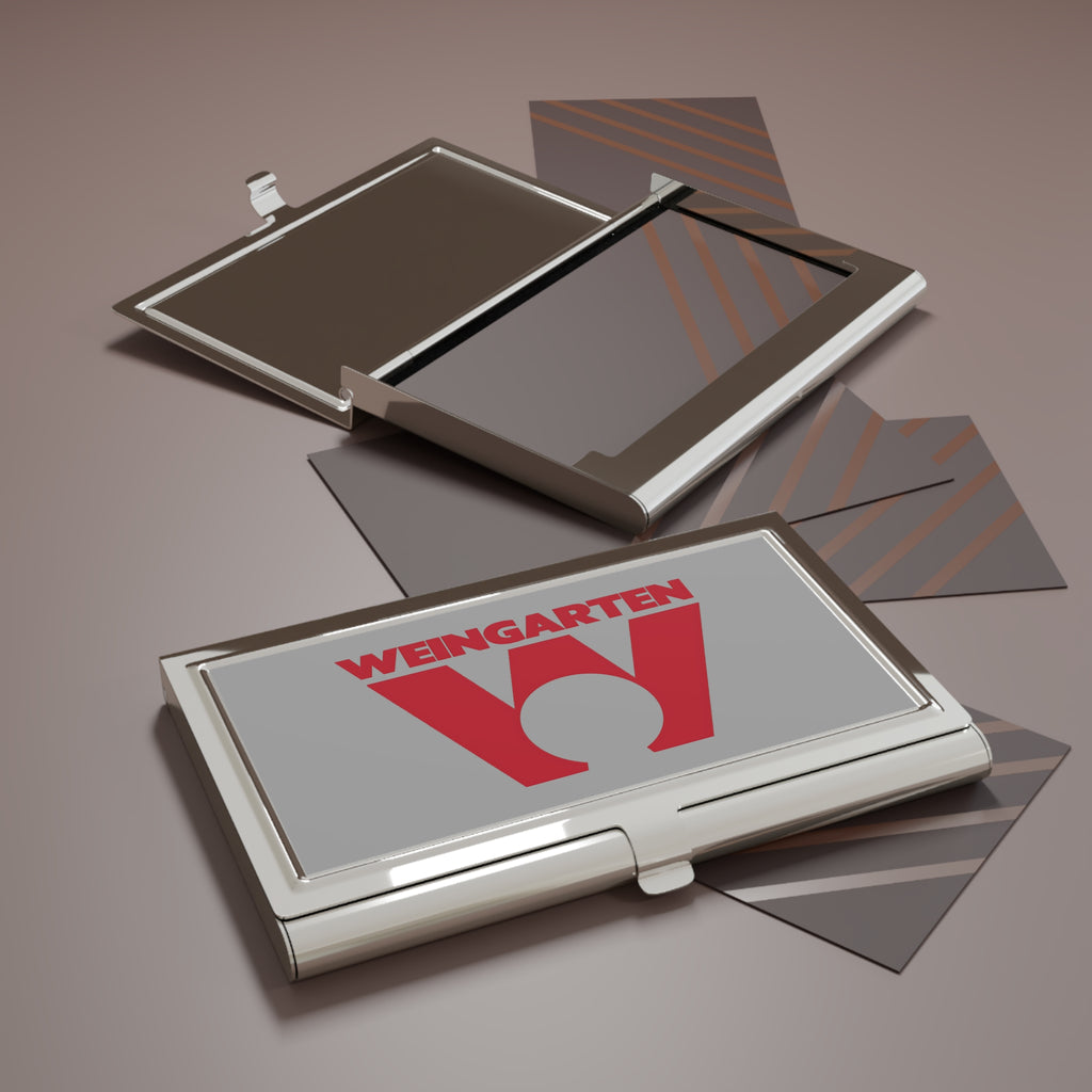 Weingarten's Metal Business Card Holder