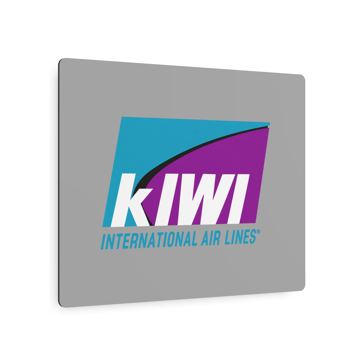 Kiwi International Air Lines Metal Sign
