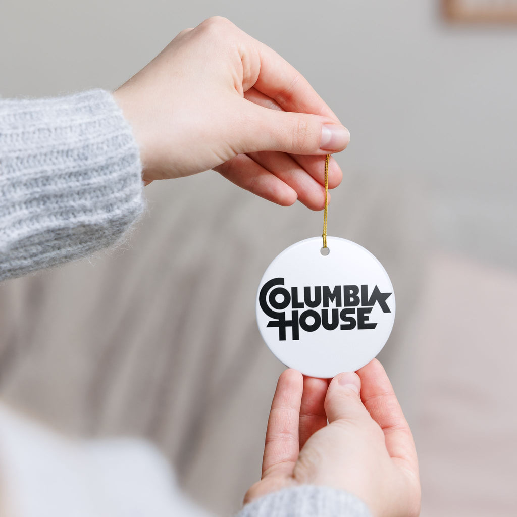 Columbia House Ceramic Ornament