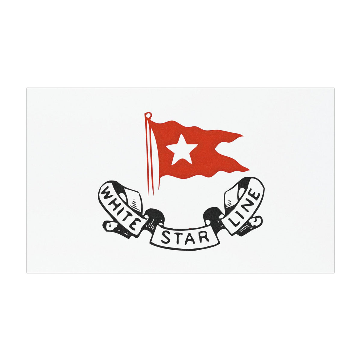 White Star Line Car Magnet