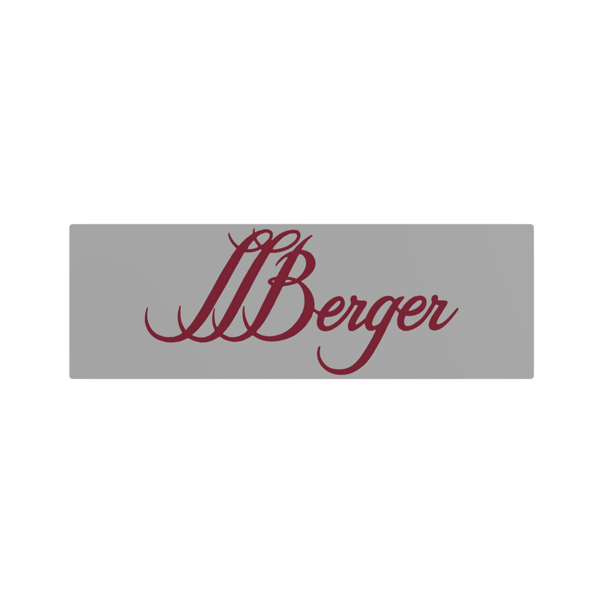 L. L. Berger Metal Sign
