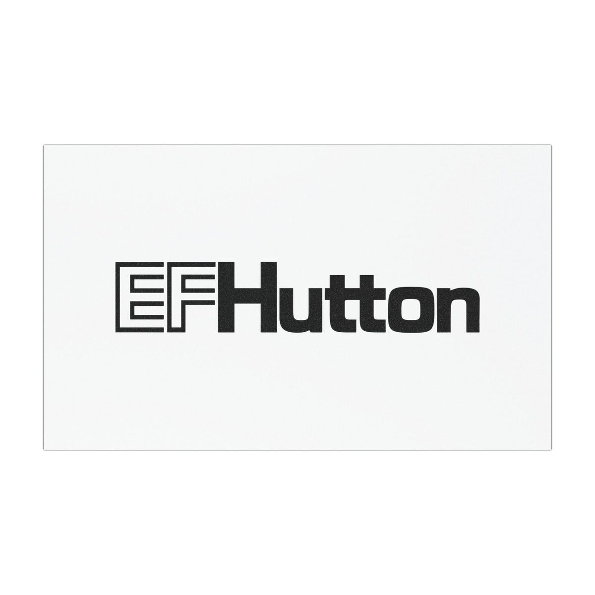 E. F. Hutton Car Magnet