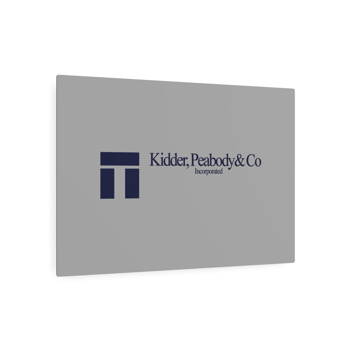 Kidder, Peabody & Co. Metal Sign