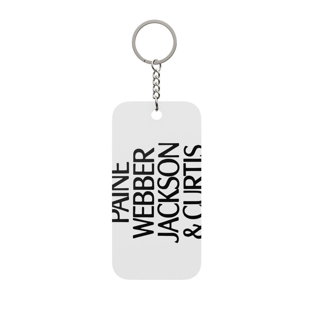 Paine Webber Jackson & Curtis Double-Sided Keychain Charm