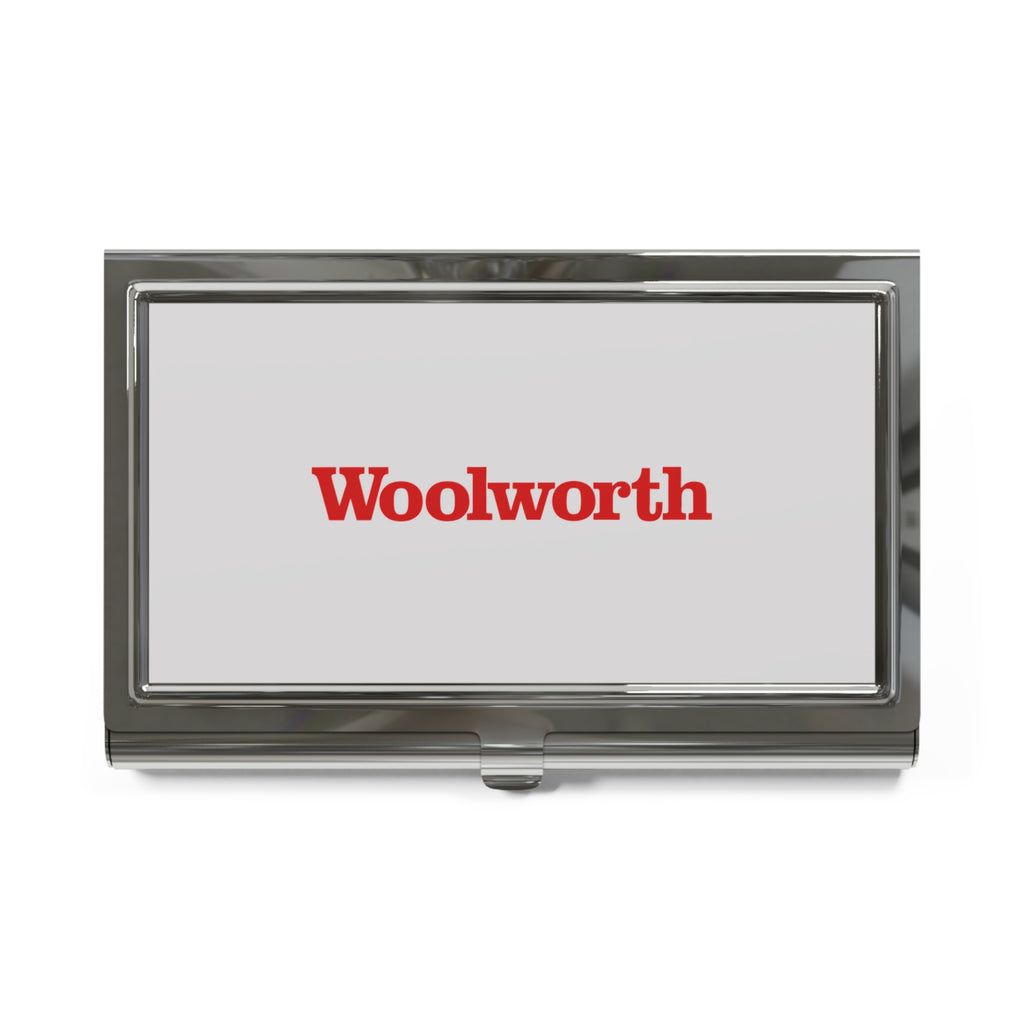 F. W. Woolworth Company Metal Business Card Holder