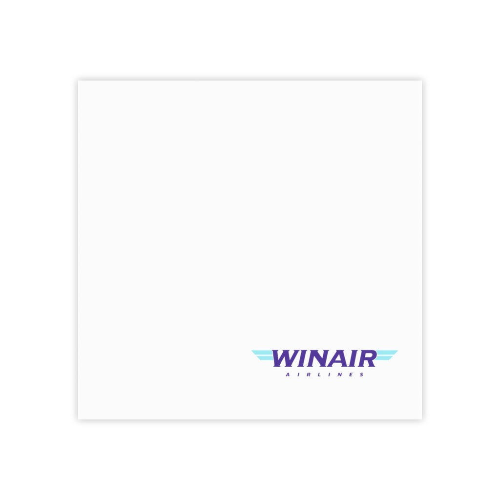 WinAir Airlines Sticky Post-it Note Pad